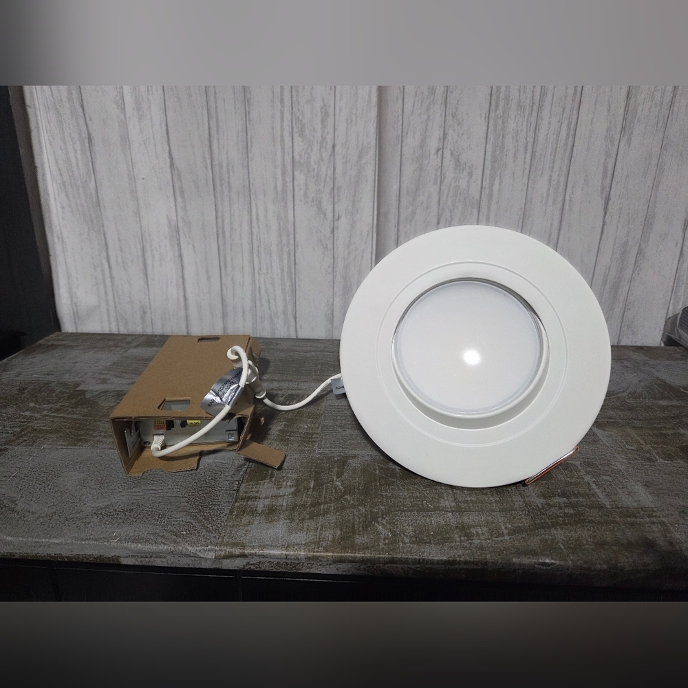 HALO RA 6-Inch Canless LED Recessed Downlight with Adjustable Gimbal, Selectable